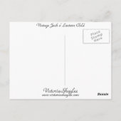 Carte Postale Vintage Jack o' Lantern (Dos)