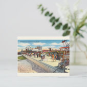 Carte postale vintage Jacksonville Beach Florida (Debout devant)