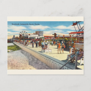 Carte postale vintage Jacksonville Beach Florida