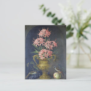Carte Postale Vintage Jakob Bogdani Un vase de fleurs