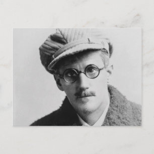 Carte Postale Vintage James Joyce Portrait