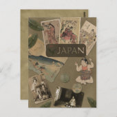 Carte postale vintage Japon (Devant / Derrière)
