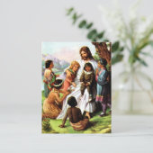 Carte postale vintage Jesus Love (Debout devant)