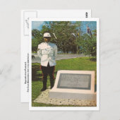 Carte Postale Vintage John F. Kennedy (Devant / Derrière)