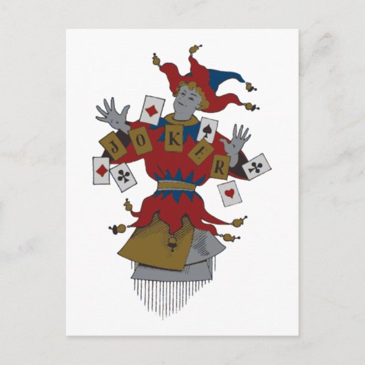Carte Postale Vintage Joker (Devant)