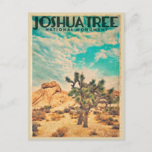 Carte postale vintage Joshua Tree Travel