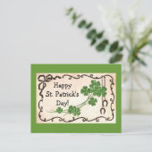 Carte Postale Vintage Joyeuse Saint Patrick ! (Debout devant)
