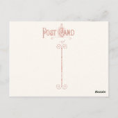 Carte Postale Vintage Joyeux anniversaire (Dos)