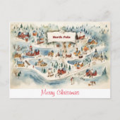 Carte postale vintage Joyeux Noël (Devant)