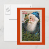 Carte postale Vintage "Joyeux Noël" (Devant / Derrière)