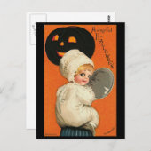 Carte Postale Vintage Joyful Halloween Baby (Devant / Derrière)