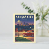 Carte Postale Vintage Kansas (Debout devant)