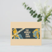 Carte postale vintage "Keep Mum" (Debout devant)