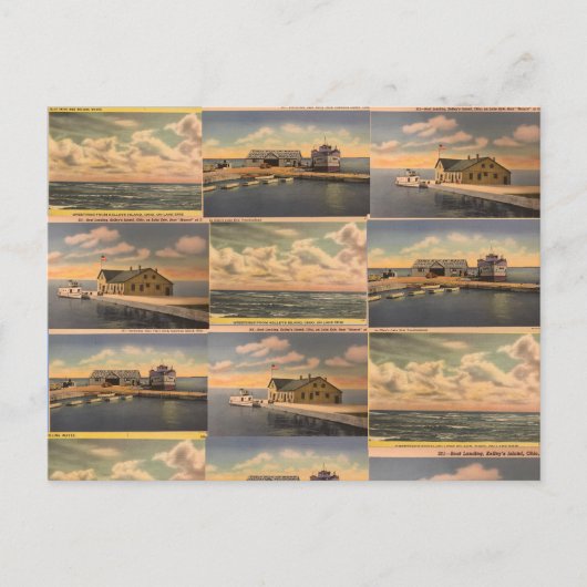 Carte postale vintage "Kelley's Island, Ohio" (Devant)