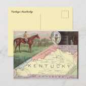 Carte Postale Vintage Kentucky (Devant / Derrière)