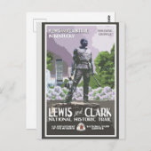 Carte Postale Vintage Kentucky York Statue Voyage (Devant / Derrière)