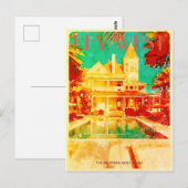 Carte postale vintage Key West Travel (Devant / Derrière)