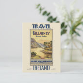 Carte Postale Vintage Killarney Irlande Train Travel (Debout devant)