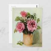 Carte Postale Vintage Killarney Rose par Frederick Martin (Devant / Derrière)