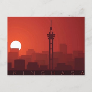 Carte Postale vintage Kinshasa République démocratique du Congo