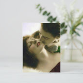 Carte postale Vintage Kissing Couple (Debout devant)