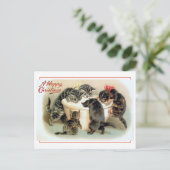 Carte Postale Vintage Kitten Fun (Debout devant)