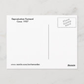 Carte Postale Vintage Kitty (Dos)