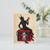Carte postale vintage Krampus (Debout devant)