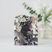 Carte postale vintage Krampus Christmas (Debout devant)