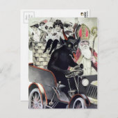 Carte postale vintage Krampus Christmas (Devant / Derrière)