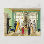 Carte postale vintage Krampus Christmas Scene (Devant)