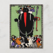 Carte postale vintage Krampus Devil (Devant)