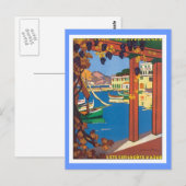 Carte Postale Vintage La Côte D'azur (Devant / Derrière)