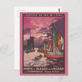 Carte Postale Vintage La Rochelle France (Devant / Derrière)