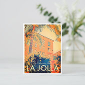 Carte postale vintage La Valencia Hotel Travel (Debout devant)