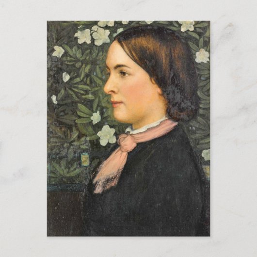 Carte postale Vintage Lady Portrait (Devant)