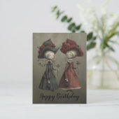 Carte Postale Vintage Lady Xeniana et Xanianna (Debout devant)