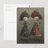 Carte Postale Vintage Lady Xeniana et Xanianna (Devant / Derrière)