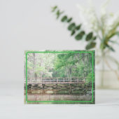 Carte postale vintage Lake Bridge (Debout devant)