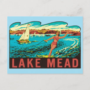 Carte postale vintage Lake Mead Nevada NV State La