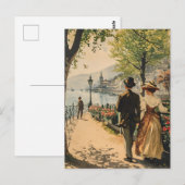 Carte postale Vintage Lakeside Genève (Devant / Derrière)
