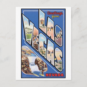 Carte postale vintage Las Vegas