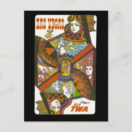 Carte postale vintage Las Vegas Travel (Devant)