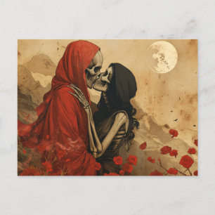Carte Postale Vintage Last Kiss