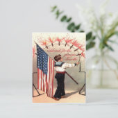 Carte Postale Vintage le 4 juillet (Debout devant)