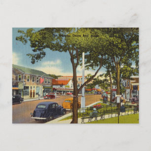 Carte Postale Vintage, Le Carré, Onset Bay, Maine
