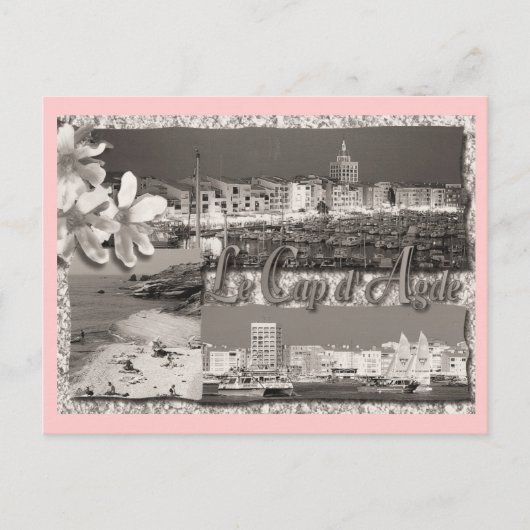 Carte Postale Vintage, Le casquette d'Agde (Devant)