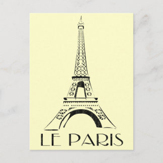 Carte Postale vintage le paris