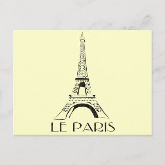 Carte Postale vintage le paris