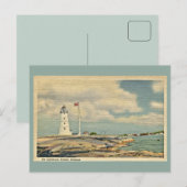 Carte Postale Vintage Le Phare, Nassau Bahamas (Devant / Derrière)